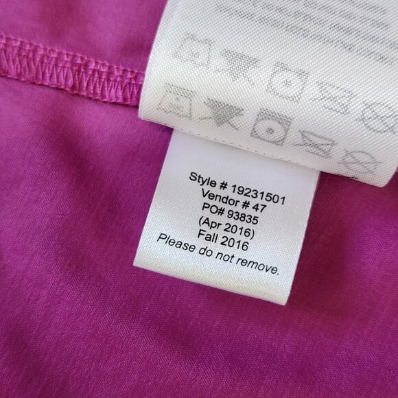 Pearl‎ Izumi MTB Barrier Cycling Jacket Womens M Purple Wine Full Zip Small FLAW - Picture 10 of 11